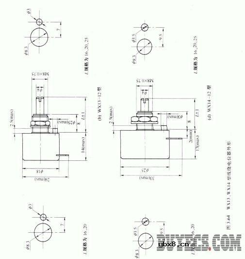 单圈线绕电位器
