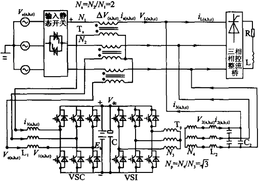 双变流器补偿式UPS控制研究