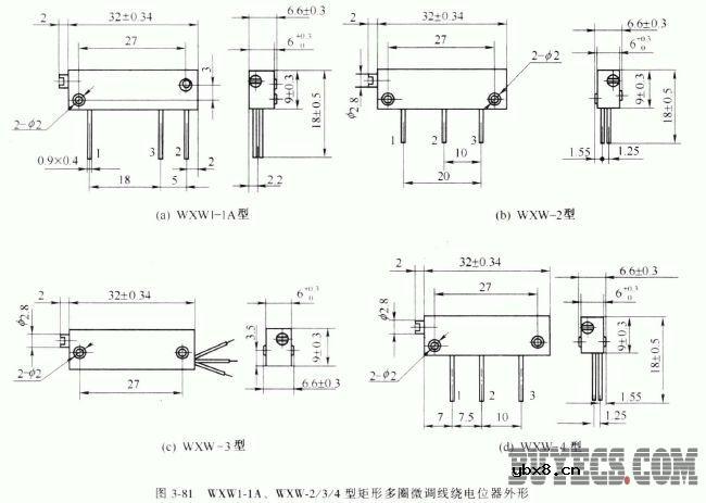 多圈微调线绕电位器