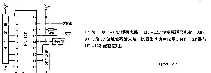 HT-12F译码电路图