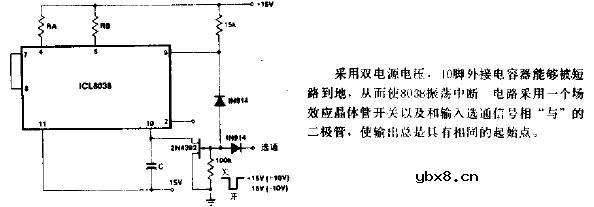 同步选通音频发生器电路图