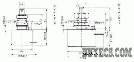 单圈线绕电位器