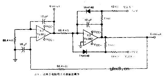 100kHz正交振荡器电路图