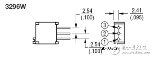 3296w电位器封装尺寸与3296w外壳介绍