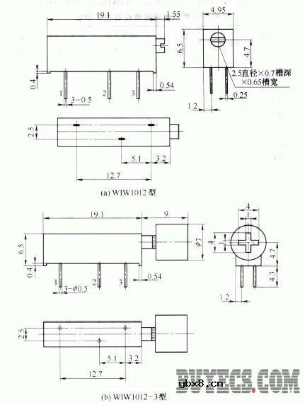 多圈微调电位器