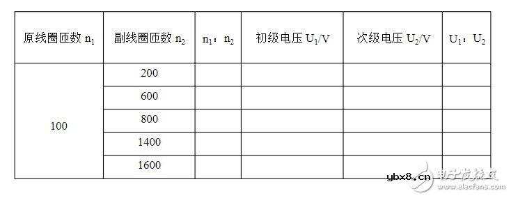 低频变压器的圈数和电压比的关系分析