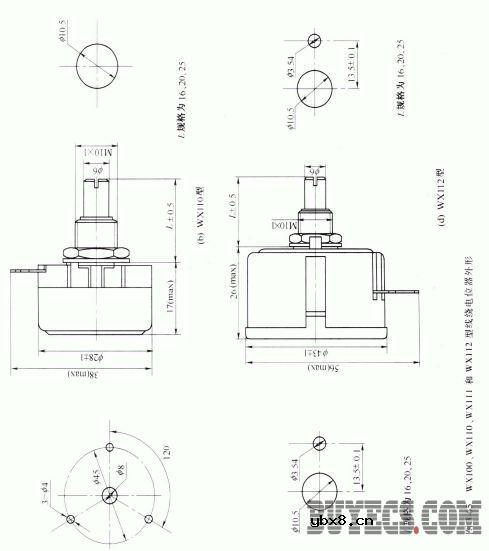 单圈线绕电位器