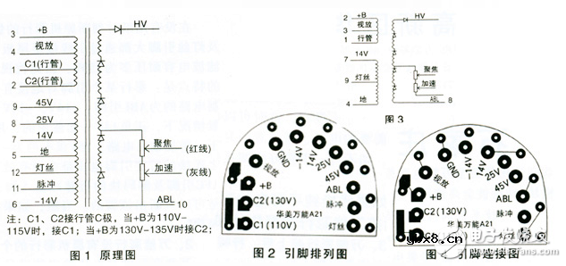10个引脚高压包接线图_高压包引脚功能及常见类型