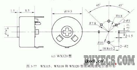 单圈微调线绕电位器