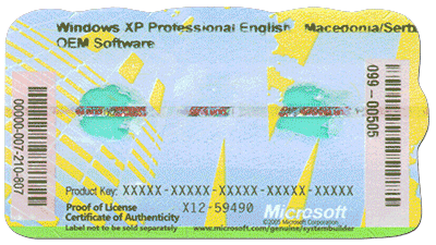 IBM 笔记本COA详细资料