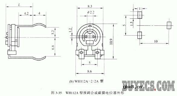 合成碳膜预调电位器