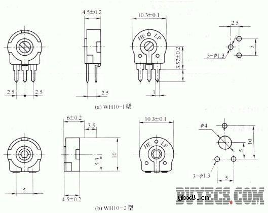 合成碳膜预调电位器