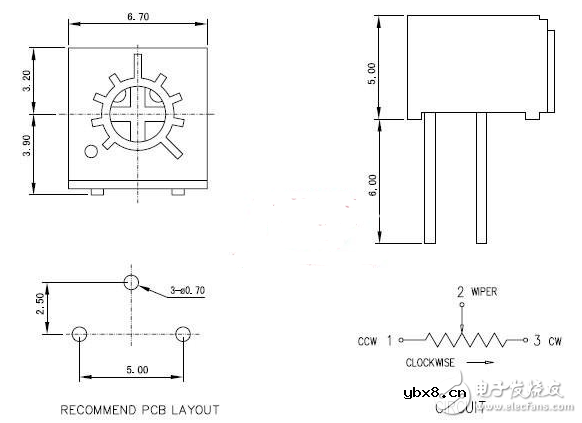 电位器3266和3296区别主要在哪里_3266/3296电位器参数