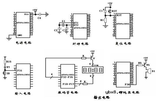 基于单片机控制的电子钟的电路及制作