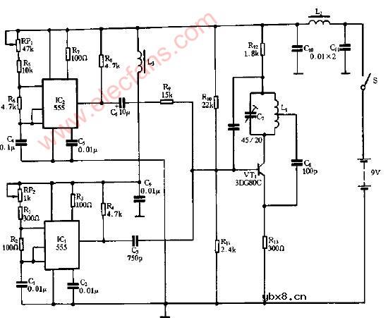 方格信号发生器电路图