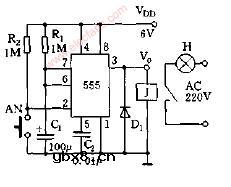 走廊、楼梯节电灯电路图