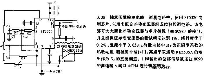 轴承间隙检测电路