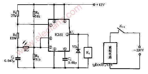 光控开关电路图