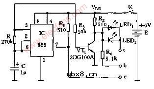 三极管好坏版别器电路图1