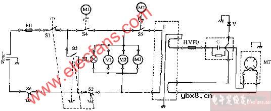 格兰仕WP700 WP750 WP800机械式微波炉电路图