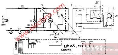 格兰仕WP750A电脑式微波炉电路图