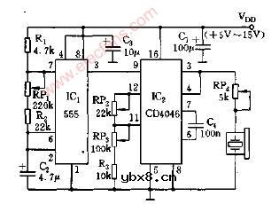电子笛电路图