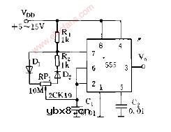 大范围可变占空比方波发生器电路图