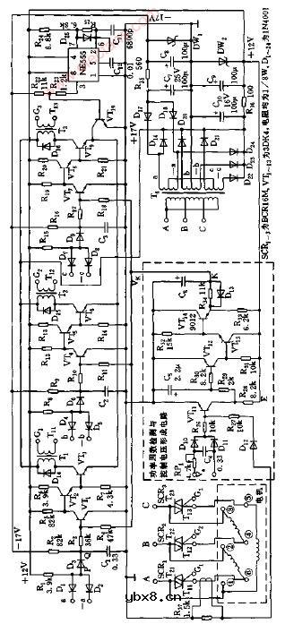 DGK型三相异步电机节电器电路图