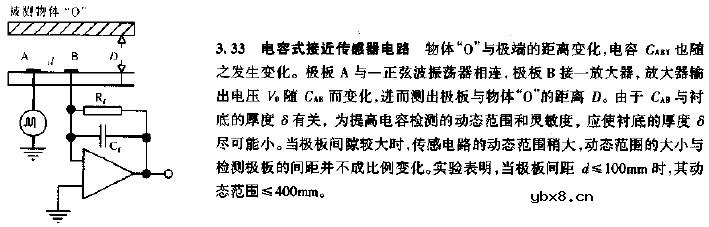 电容式接近传感器电路