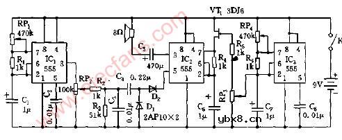 电子口技音响电路图