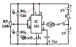 光控玩具车电路图