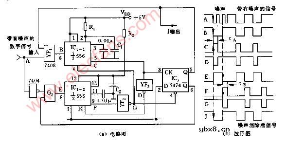 数字噪声消除器电路图
