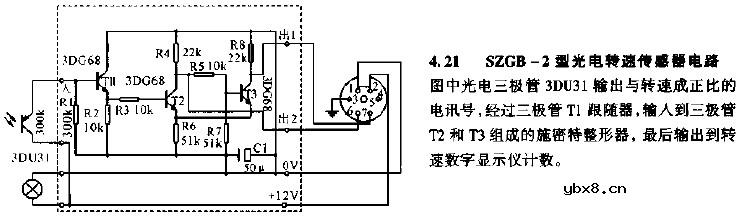 SZGB-2型光电转速传感器电路