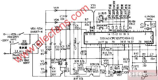SH-2电脑式电饭锅电路图