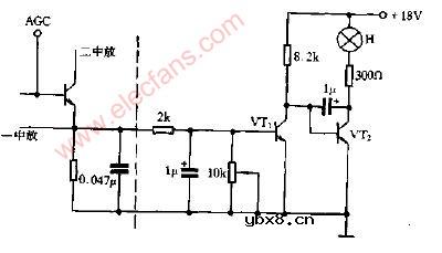 指示灯调谐指示电路图