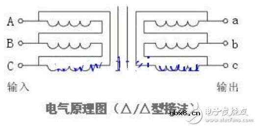 三相隔离变压器如何接线_三相隔离变压器接线图