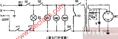 万和WK237机械式微波炉电路图