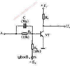 三极管非门电路图