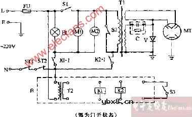 万和WD237 WES237电脑式微波炉电路图
