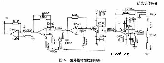 紫外线特性检测电路(纸币鉴伪系统电路)