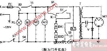 万和WK237A机械式烧烤型微波炉电路图