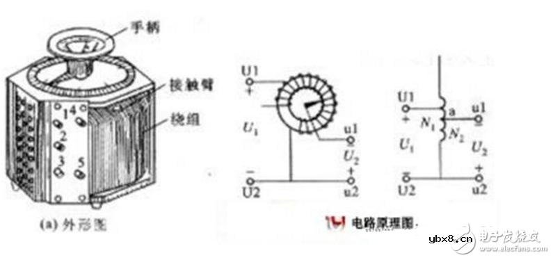 自耦变压器工作原理介绍及图解