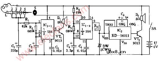 穿圈逮小鸡游戏机电路图