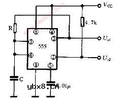 有两路输出的多谐振荡器电路图