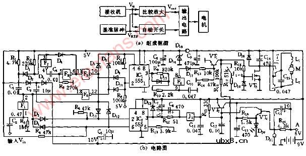 YSTS比例遥控调速器电路图