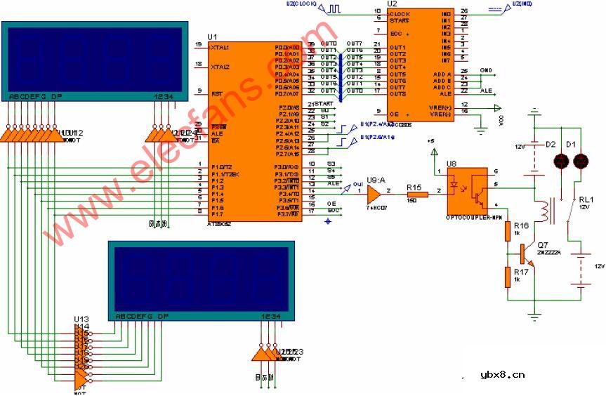 基于AT89C52的模糊控制算法的温控仪设计