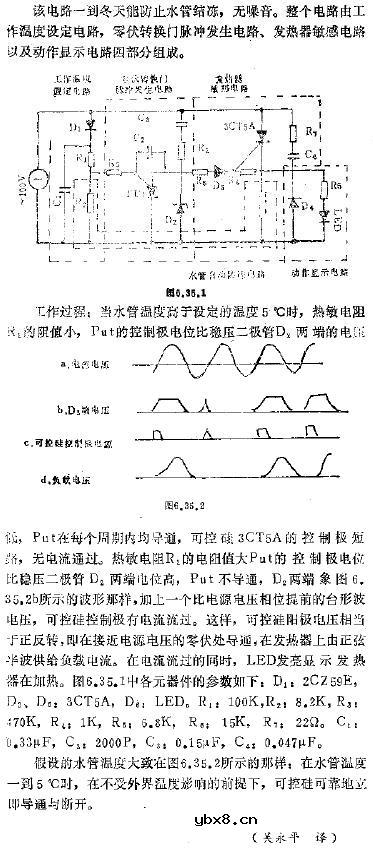 水管自动防冻线路