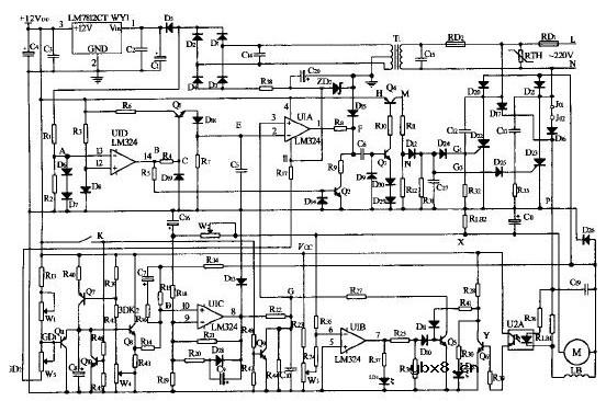 LM324的直流电动机调速器