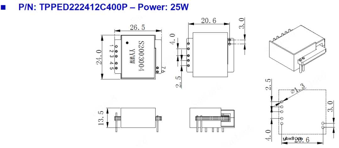 平面变压器在快充电源上的应用