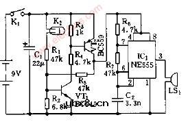 倾斜报警器电路图